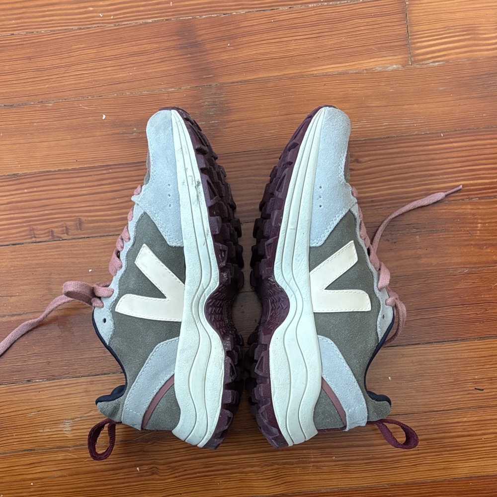Veja Green and Pink Athletic Shoes - Picture 2 of 4